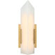 Rigio LED 5.5 inch Aged Gold Brass Wall Sconce Wall Light