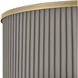 Arden LED 17.5 inch Heritage Brass Flush Mount Ceiling Light