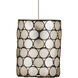 Regatta 3 Light 9.5 inch Cupertino and Silver Multi-Drop Pendant Ceiling Light