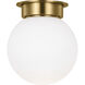 Kelly by Kelly Wearstler Nodes 1 Light 24 inch Burnished Brass Flush Mount Ceiling Light