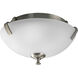 Wisten 2 Light 14 inch Brushed Nickel Close-to-Ceiling Ceiling Light