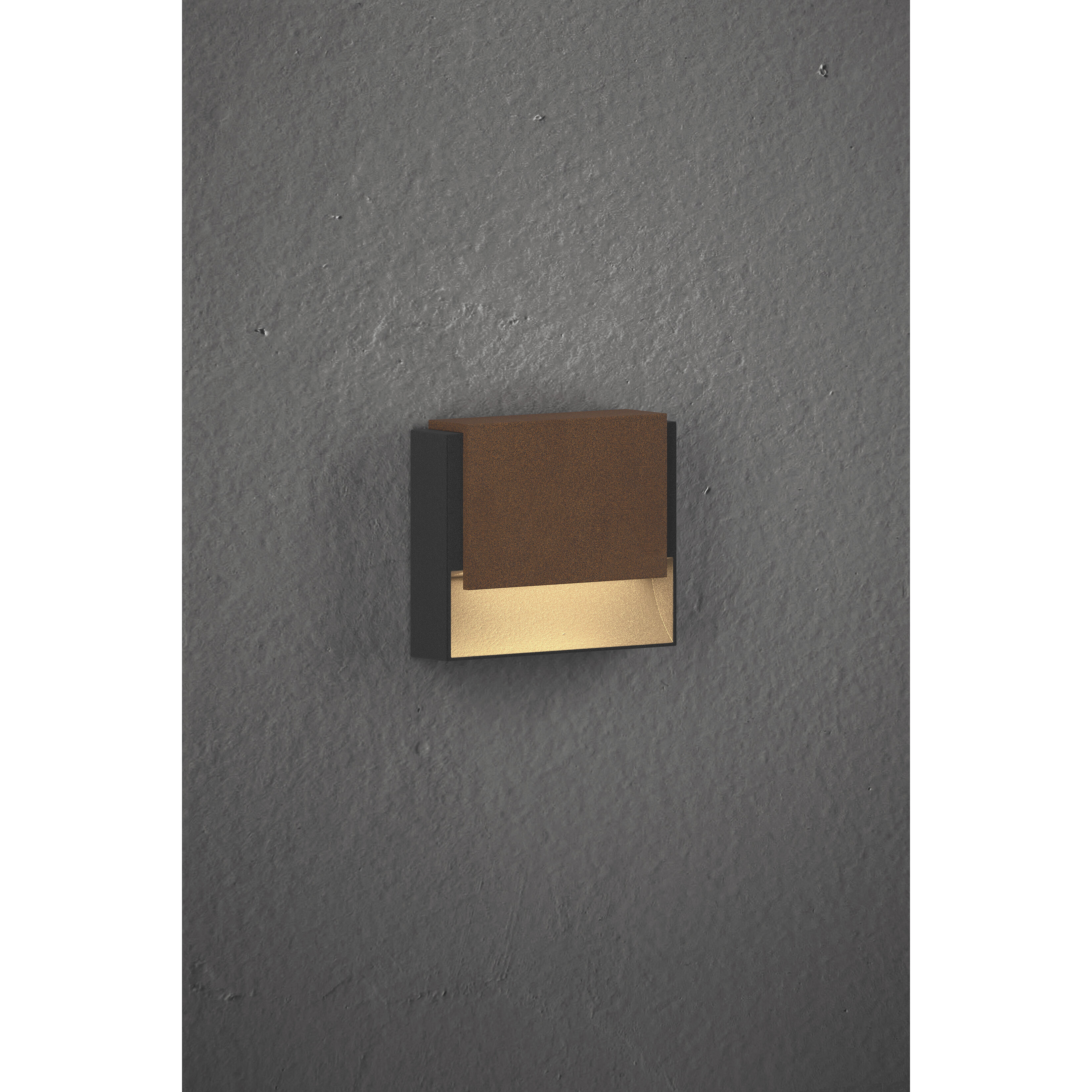 Piazza 277 5 watt Anthracite with Rust Outdoor Step Light