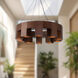 Bosco 34.88 inch Walnut Chandelier Ceiling Light