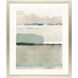 Miles Away Green and Beige and Neutral and Pink Framed Art