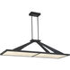 Stiles LED 48 inch Sand Coal Island Chandelier Ceiling Light