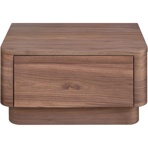 Round Off 20 X 15 inch Brown Nightstand