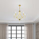Glendale 5 Light 25 inch Polished Brass Chandelier Ceiling Light
