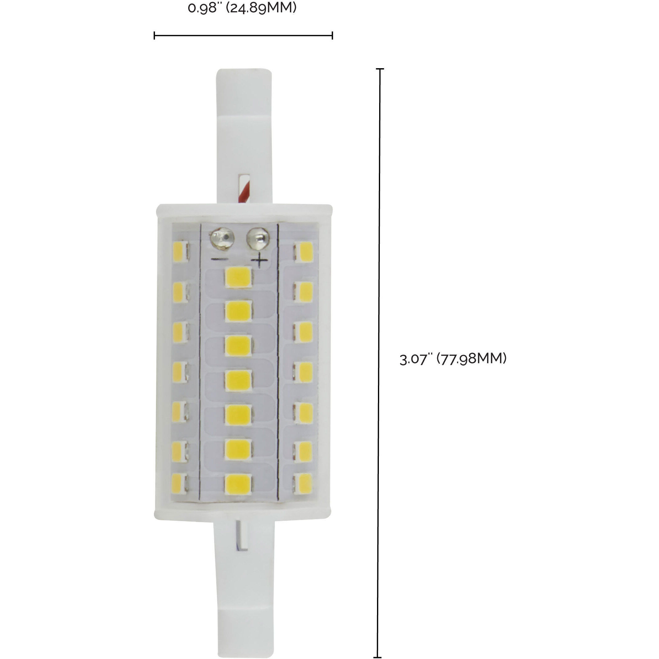 Lumos LED LED J-Type Double Contact Recessed Base 6.00 watt 4000K Light Bulb