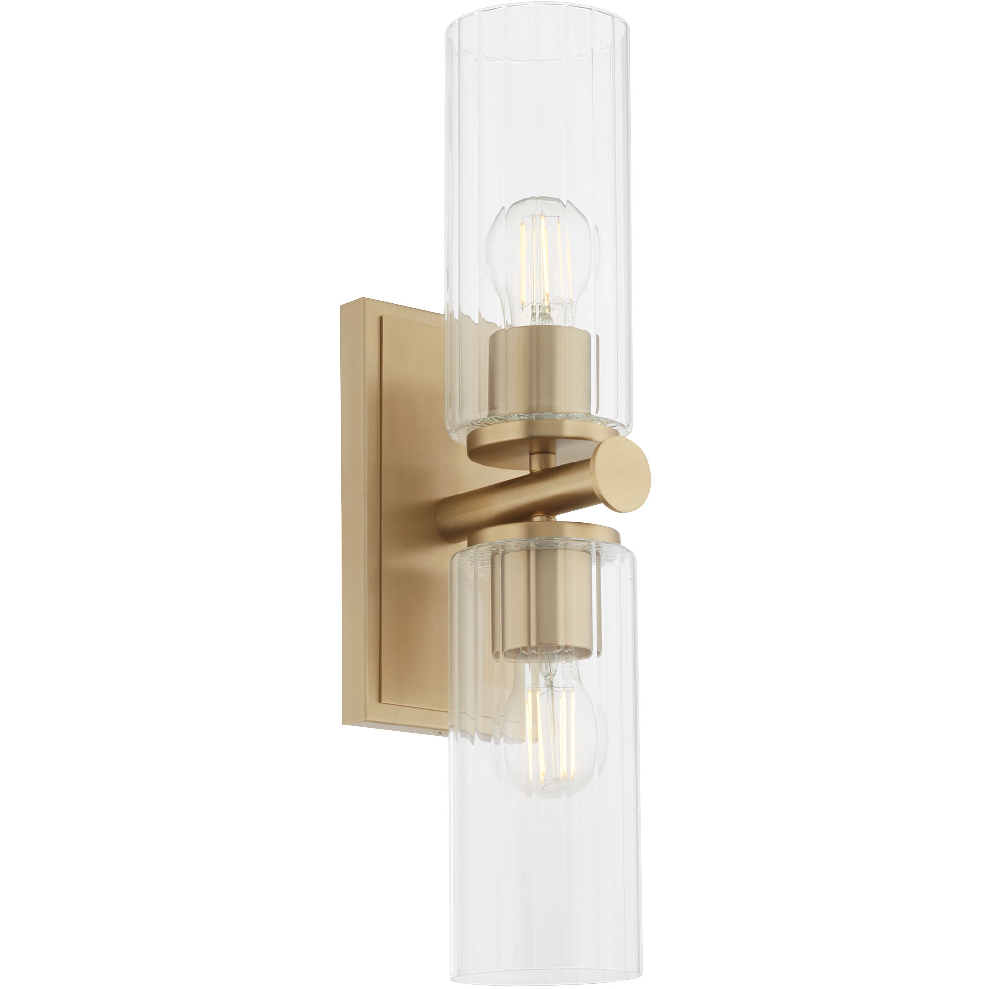 Mercier Wall Mount Wall Light in Aged Brass