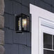 Mulvane 1 Light 11.4 inch Black Outdoor Wall Light