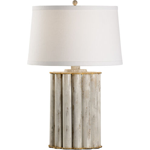 Bradshaw Orrell 28 inch 100.00 watt Gold with Whitewash Table Lamp Portable Light