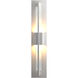 Axis LED 23.5 inch Coastal White Outdoor Sconce, Small - Open Box