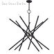 Soho 14 Light 40 inch Black Foyer Chandelier Ceiling Light