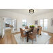 Cape Harbor 3 Light 16 inch Bronze Flush Mount Ceiling Light