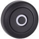 Round LED Halo Flat Black Push Button