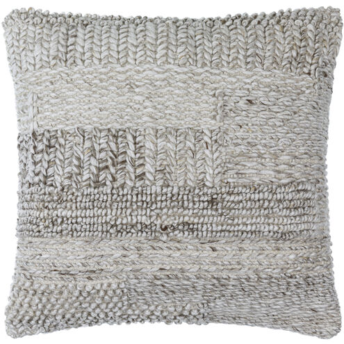 Guyana 22 X 22 inch Light Gray Accent Pillow