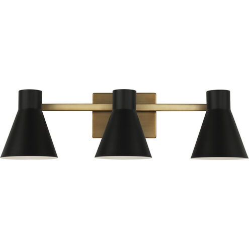 Towner 3 Light 25.63 inch Satin Brass Wall Bath Fixture Wall Light in Satin Bronze