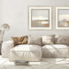 Soothing Serenity White and Beige and Black and Brown Framed Art