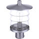 Canon 1 Light 14.13 inch Satin Aluminum Outdoor Post Mount