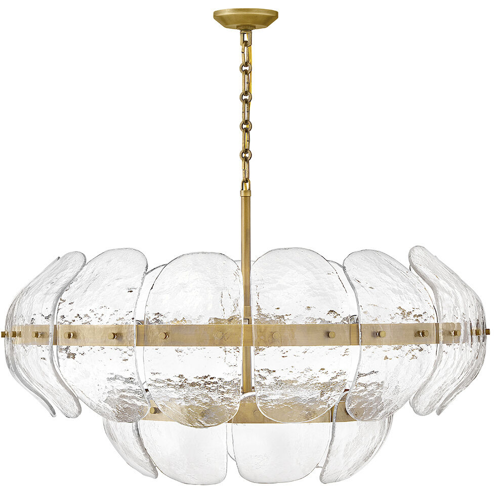 Lillia 9 Light 36.25 inch Heritage Brass Chandelier Ceiling Light
