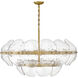 Lillia 9 Light 36.25 inch Heritage Brass Chandelier Ceiling Light