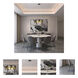 Toledo LED 17.5 inch Black and Brushed Brass Chandelier Ceiling Light