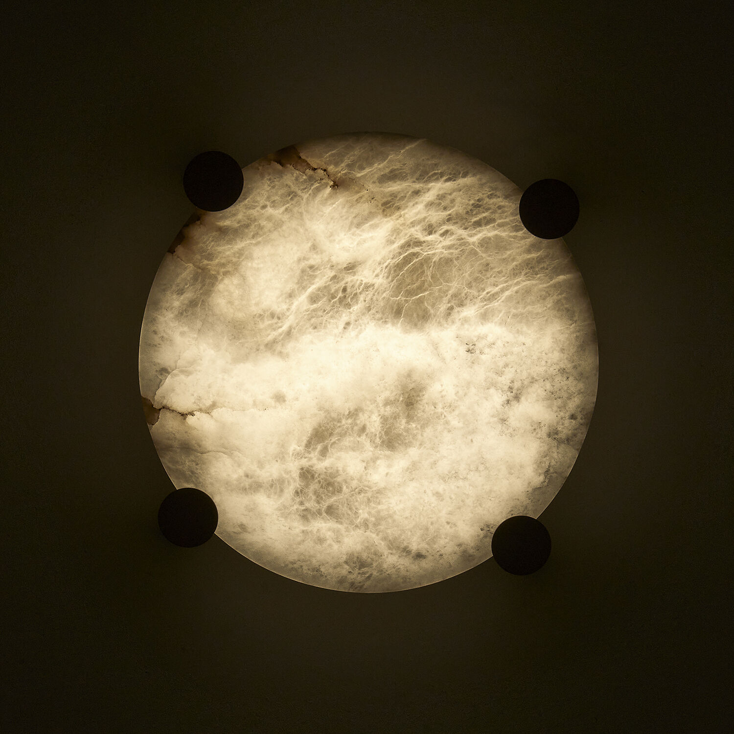 Lumba LED 21 inch Winter Brass Flush Mount Ceiling Light