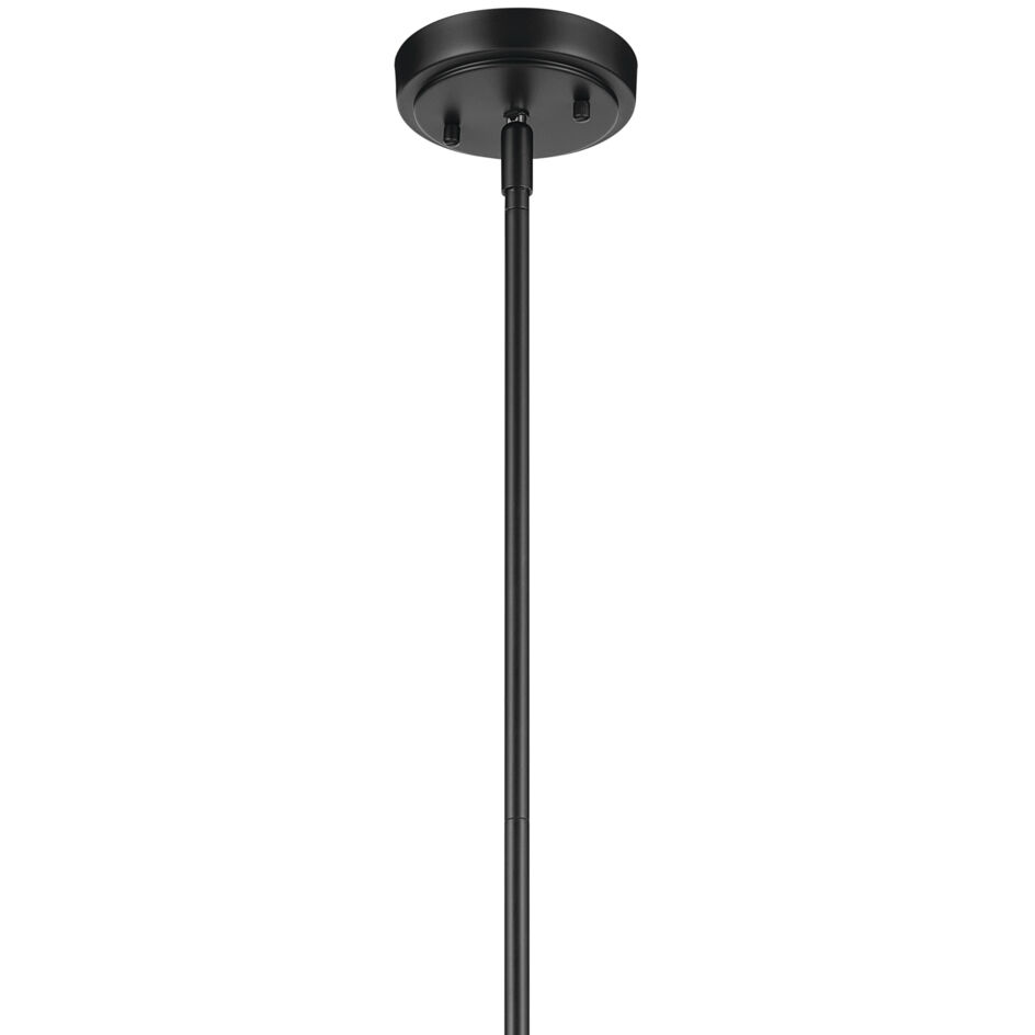 Everly 1 Light Black Pendant Ceiling Light
