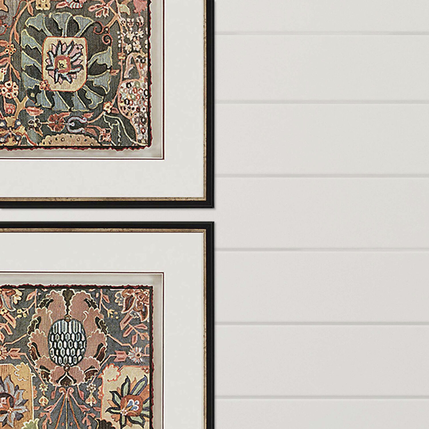 Global Multi and Red and Gray and Brown Framed Art