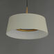 Paramount LED 16 inch Natural Aged Brass Single Pendant Ceiling Light