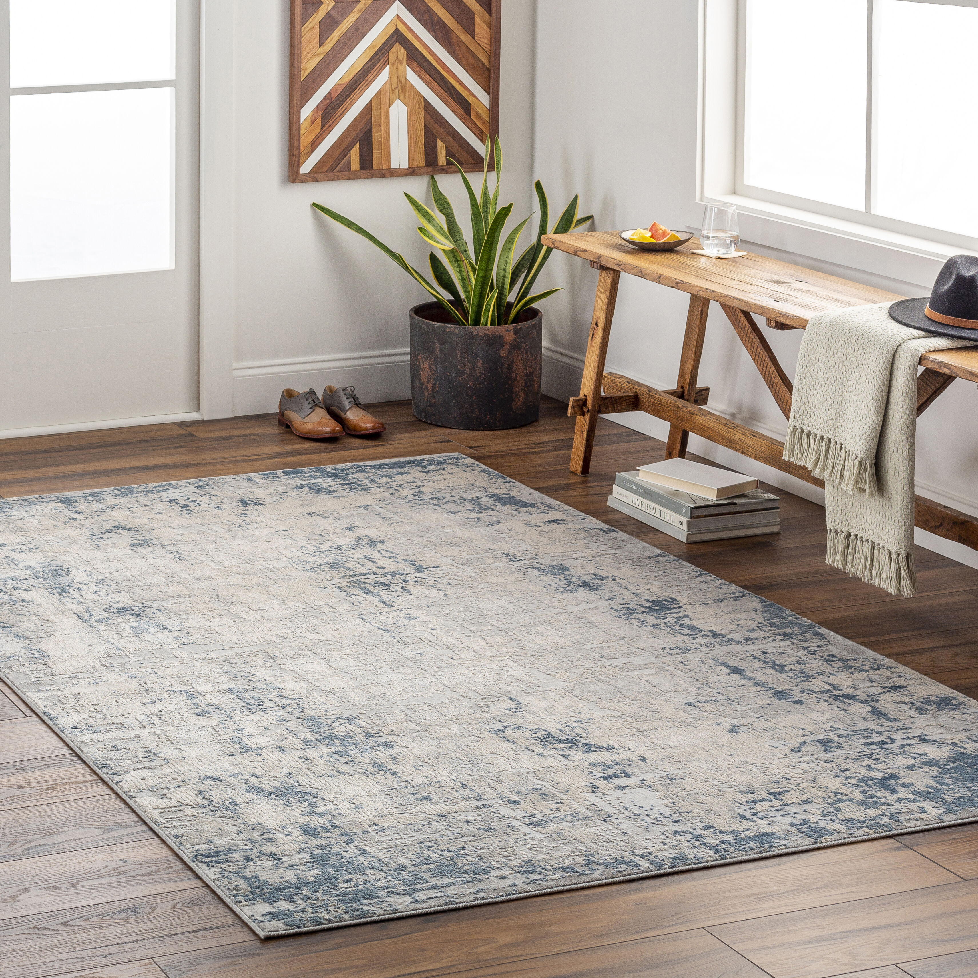 Alpine 122 X 94 inch Taupe Rug, Rectangle