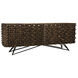 New York 87 X 23 inch Old Wood Sideboard