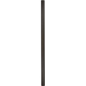 Direct Burial 84 inch Textured Oil Rubbed Bronze Outdoor Post