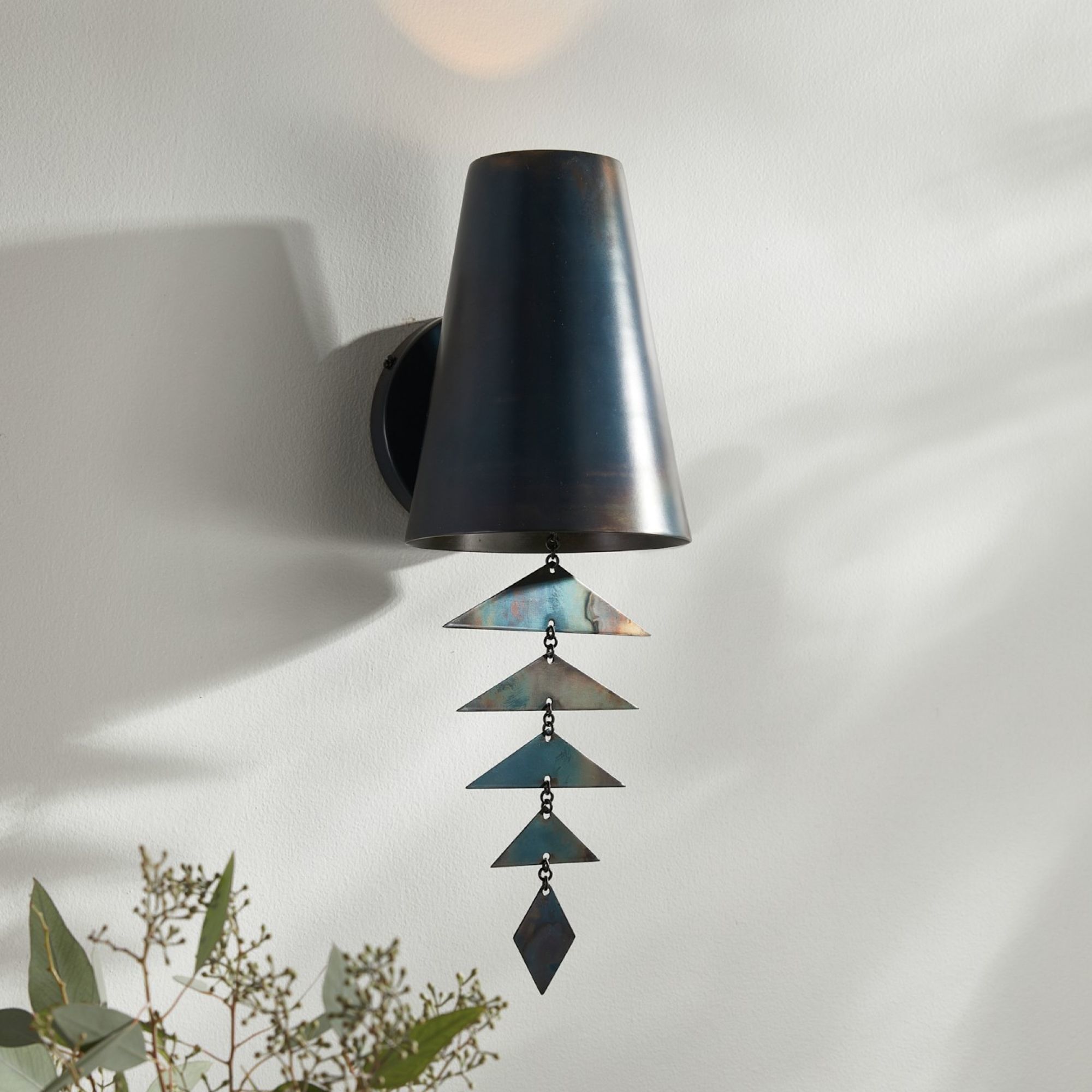 Ellie 1 Light 6 inch Burnt Bronze Sconce Wall Light