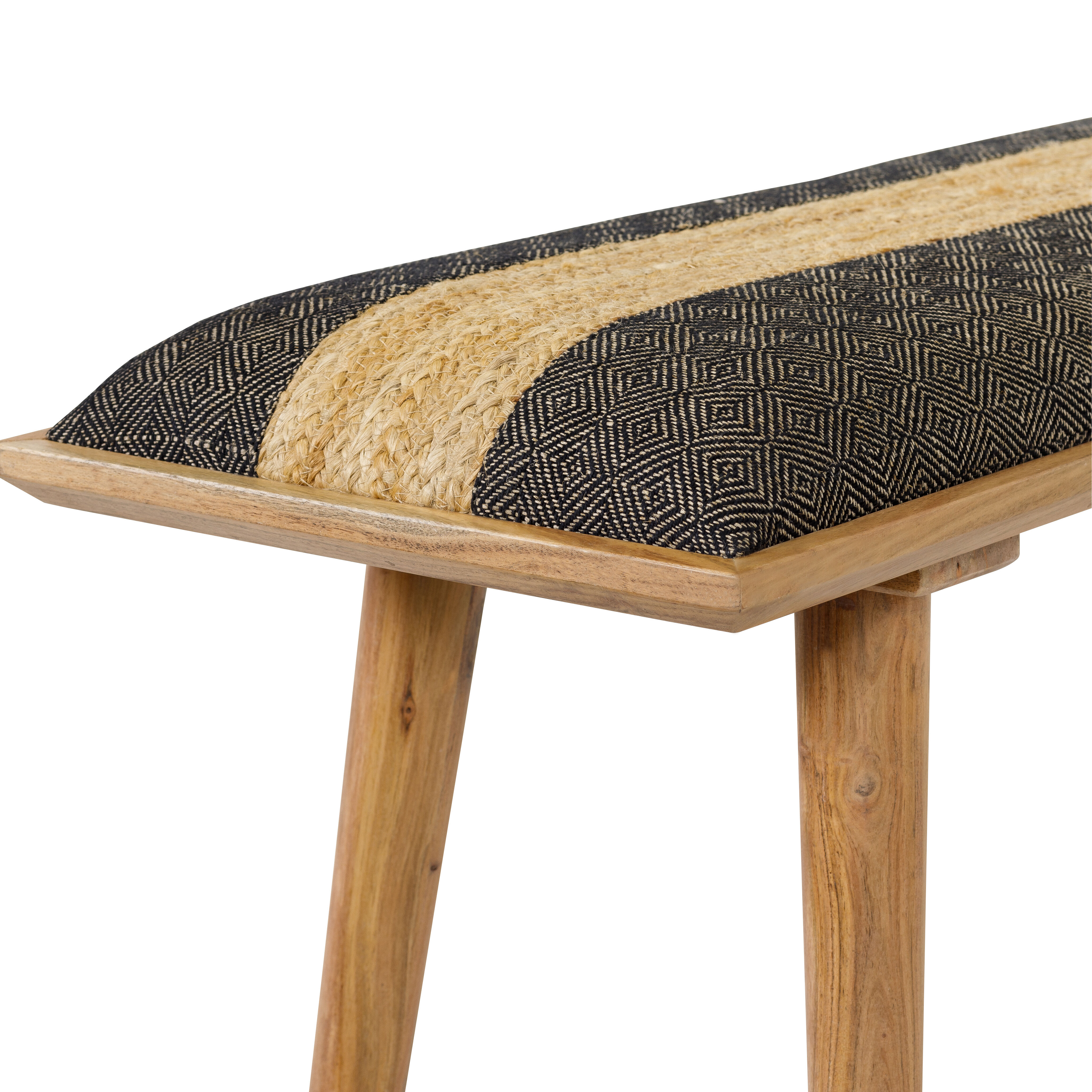 Aegeus Camel Upholstered Bench