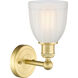 Brookfield 1 Light 5.75 inch Satin Gold Sconce Wall Light