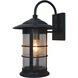 Newport 1 Light 27.12 inch Verdigris Patina Outdoor Wall Mount in White Opalescent