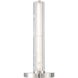 Crystallo LED 7.13 inch Polished Nickel Table Lamp Portable Light