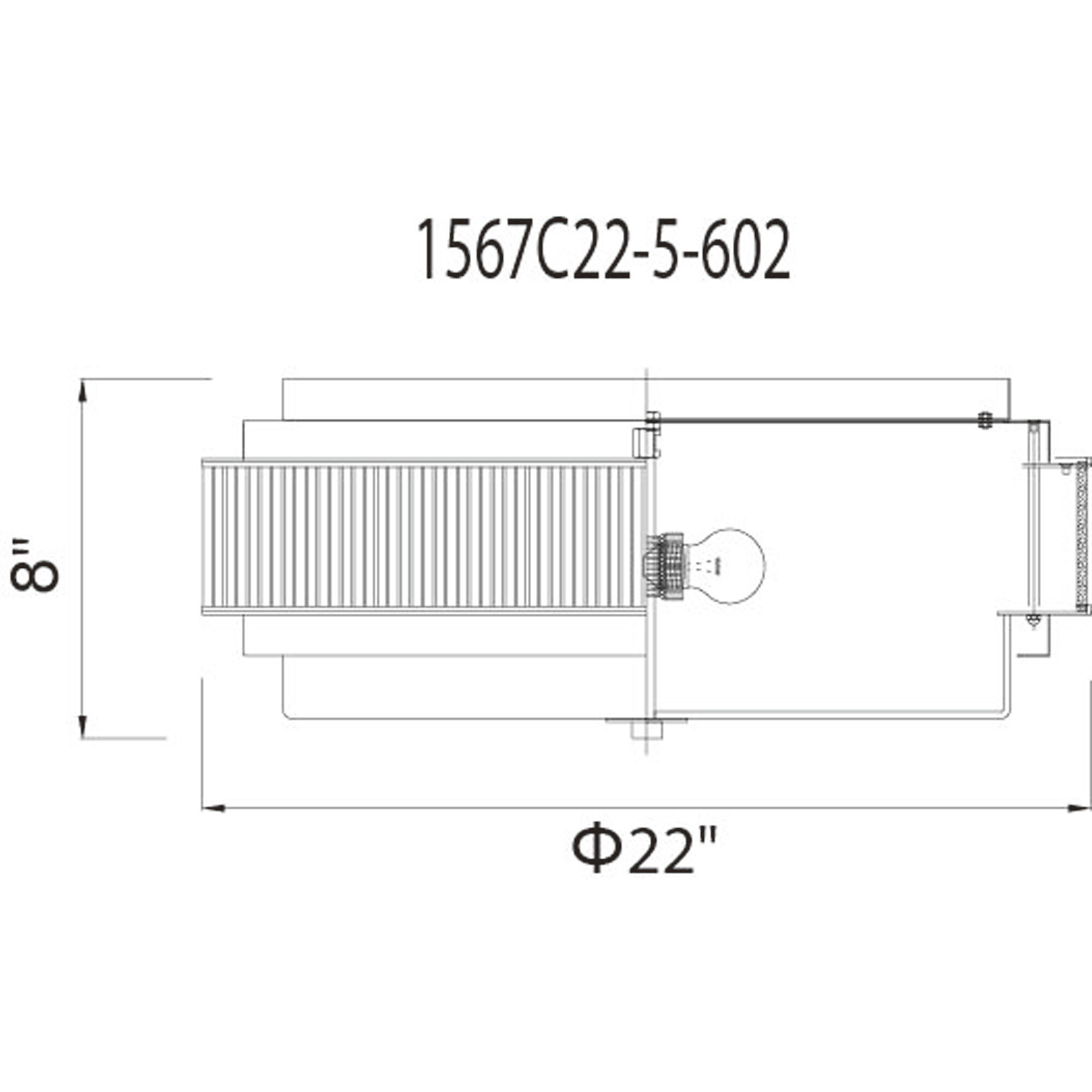 Valdivia 5 Light 22 inch Satin Gold Flush Mount Ceiling Light