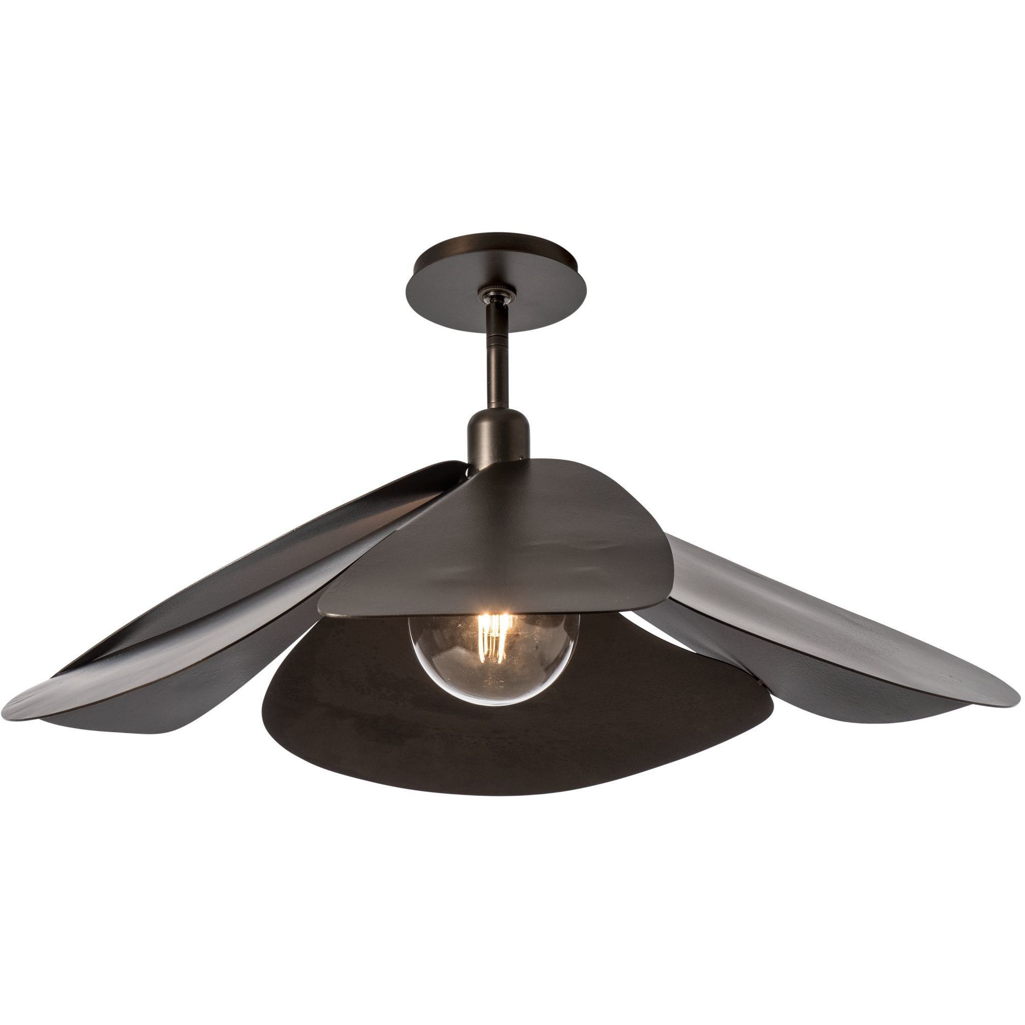 Hana 1 Light 29.2 inch Dark Smoke Pendant Ceiling Light, Large