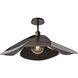 Hana 1 Light 29.2 inch Dark Smoke Pendant Ceiling Light, Large