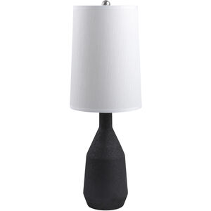 Gowanda 22 inch 60 watt Black Accent Table Lamp Portable Light
