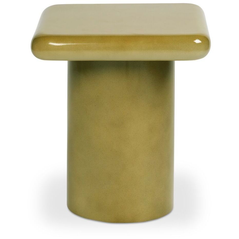 Daisy 18 X 16 inch Green Side Table