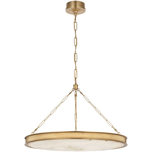 Marie Flanigan Matthew LED 30 inch Soft Brass Chandelier Ceiling Light