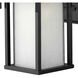 Estate Series Harbor Outdoor Wall Mount Lantern in Satin Black, Small