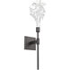 Blossom LED 7.43 inch Graphite Indoor Sconce Wall Light in 3000K LED, Belvedere