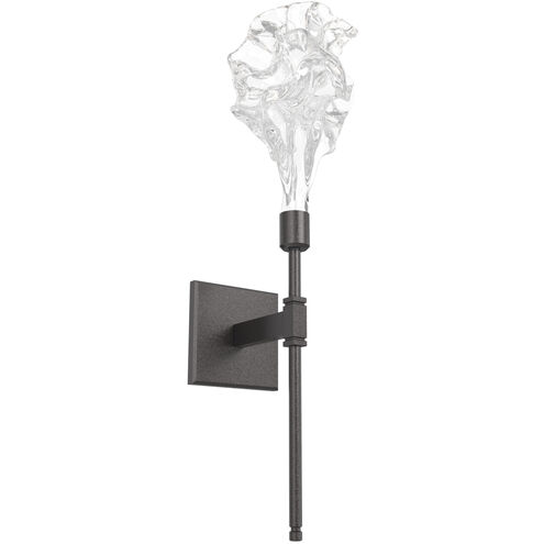 Blossom LED 7.43 inch Graphite Indoor Sconce Wall Light in 2700K LED, Belvedere