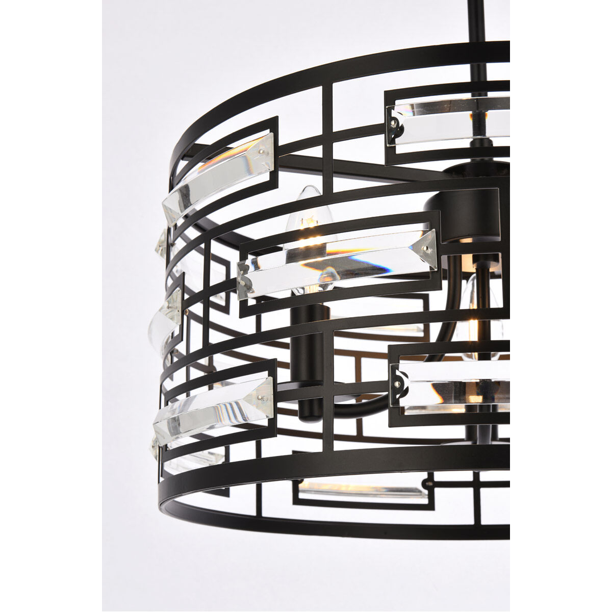 Kennedy 3 Light 17 inch Black Pendant Ceiling Light