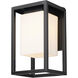 Gladwin 1 Light 14 inch Matte Black Exterior Wall Lantern