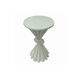 Knot 11.5 inch White Side Table